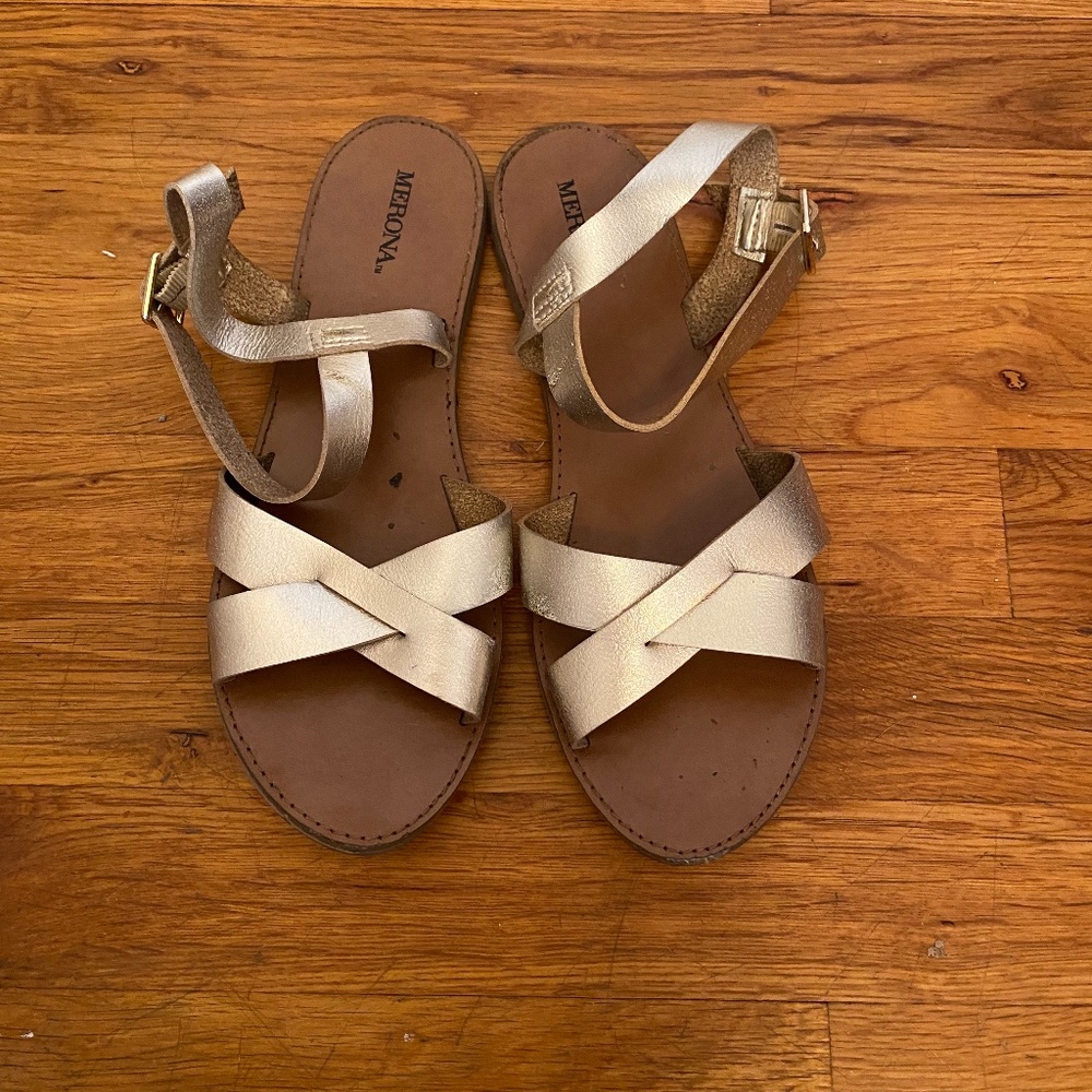 Gold Merona Sandals